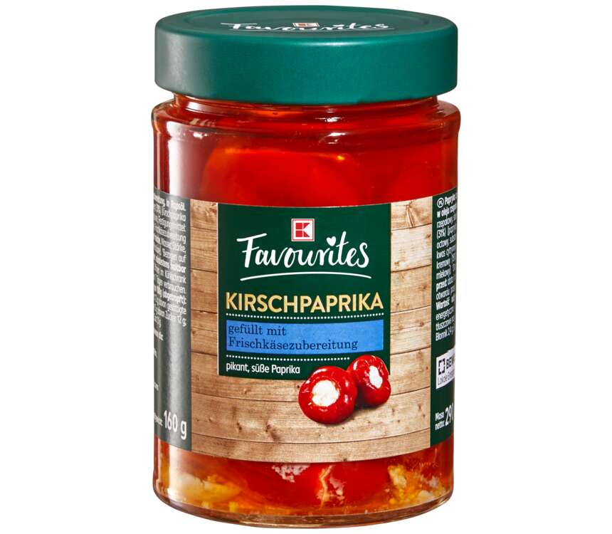 K-Favourites Papryka czereśniowa nadziewana serem 160/290g