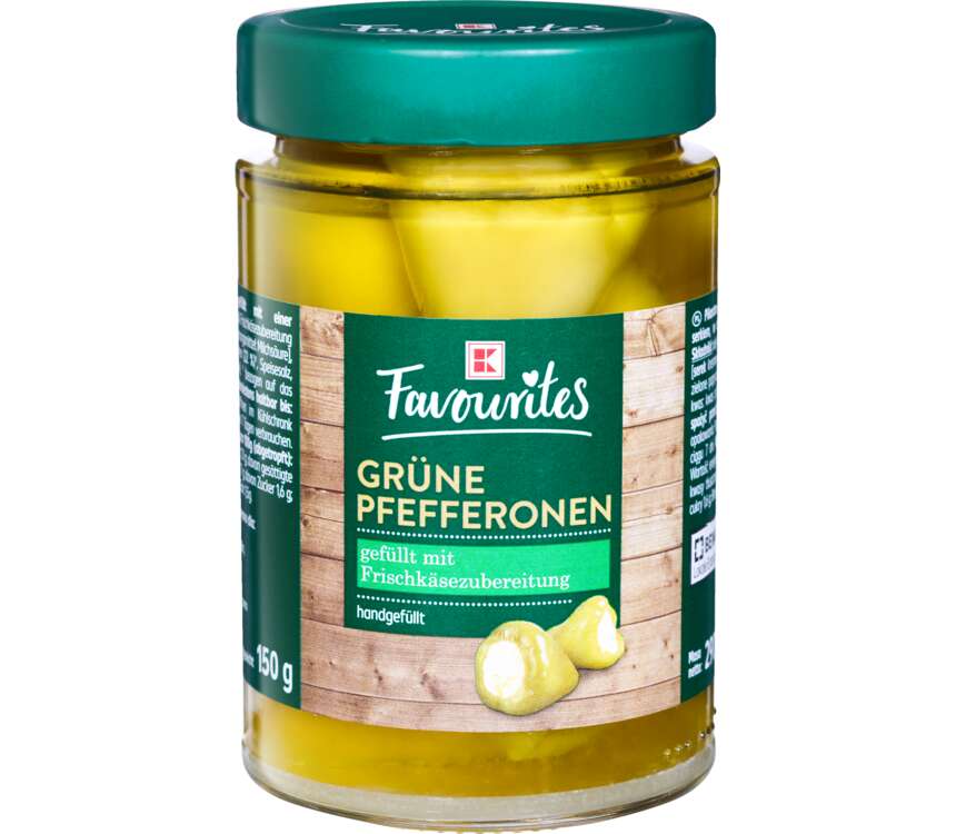 K-Favourites Zielona papryka pik. nadziewana serem 150/290g