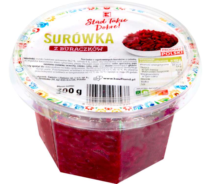 K-Stąd Takie Dobre Surówka z buraczków  300 g