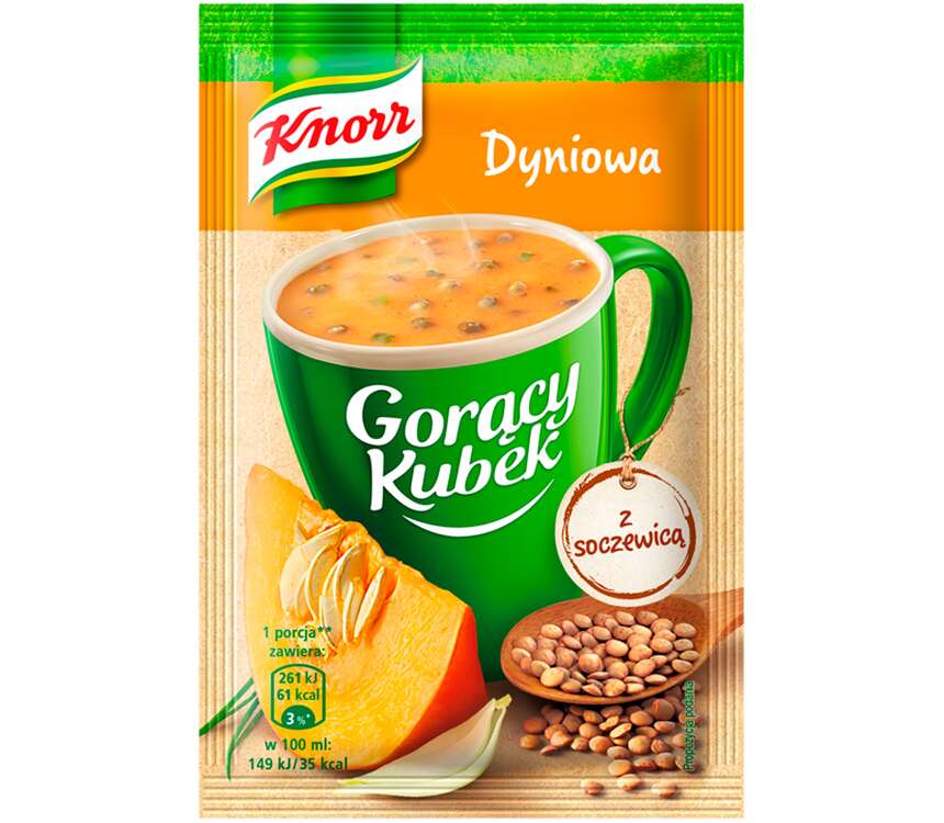 Knorr Gorący Kubek Dyniowa z soczewicą  22 g