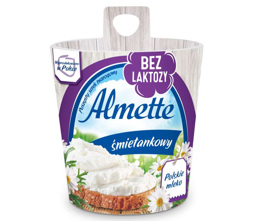 Almette Serek twarogowy śmietanka, bez lakt. 150 g
