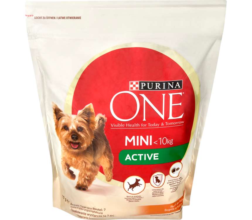 One Mini Sucha karma dla psa Active kurczak&ryż 800 g