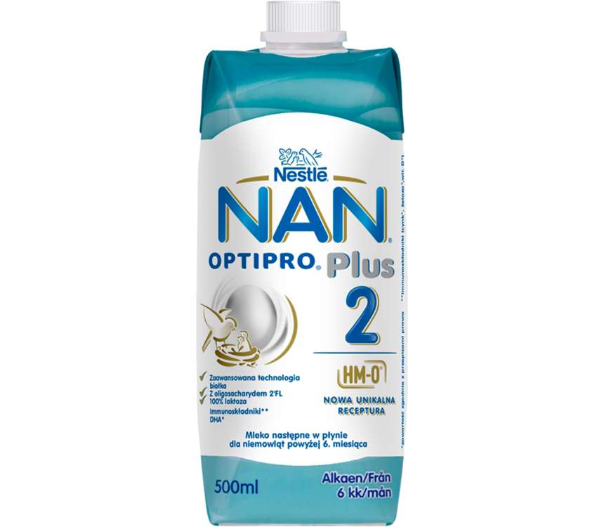 NAN OPTI Pro Mleko 2 Plus Liqiud 500 ml