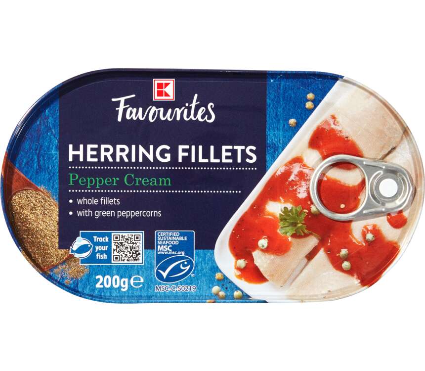 K-Favourites Filety śledziowe krem pieprzowy 200 g