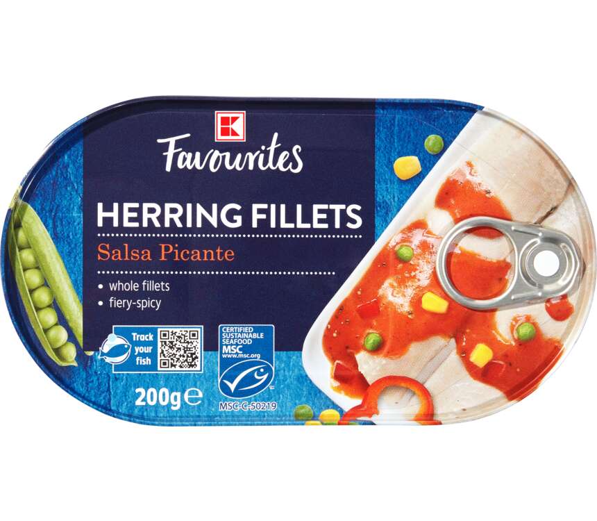 K-Favourites Filety śledziowe SalsaPicante 200 g