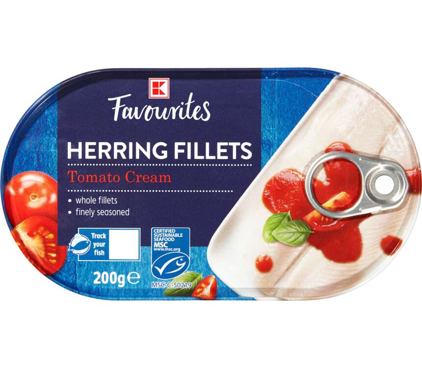 K-Favourites Filety śledziowe w s.pomidorowym 200 g