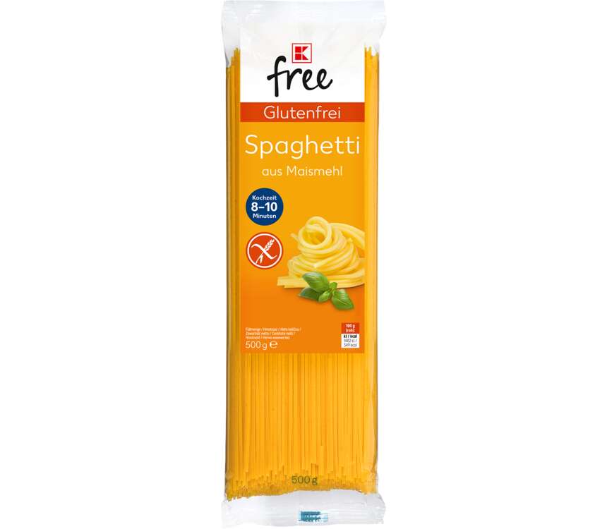 K-Free Makaron bez glutenu Spaghetti,z mąki kuk 500 g