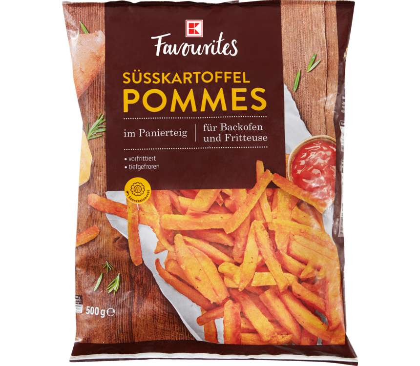 K-Favourites Słodkie frytki ziemn w panierce 500 g