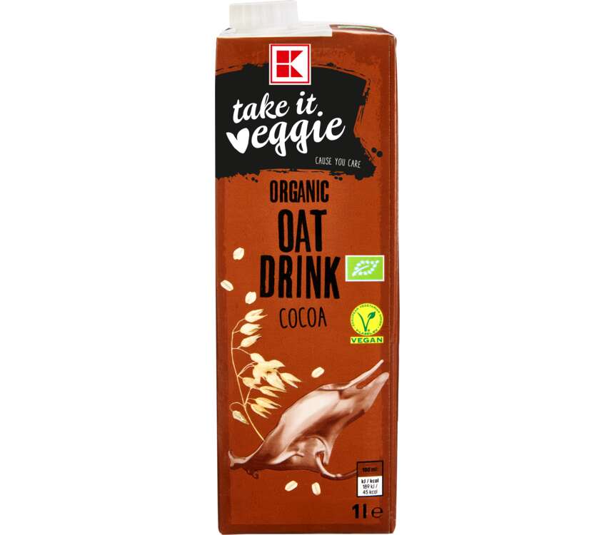 K-Take it Veggie Napój owsiany Bio Czekoladowy 1 L