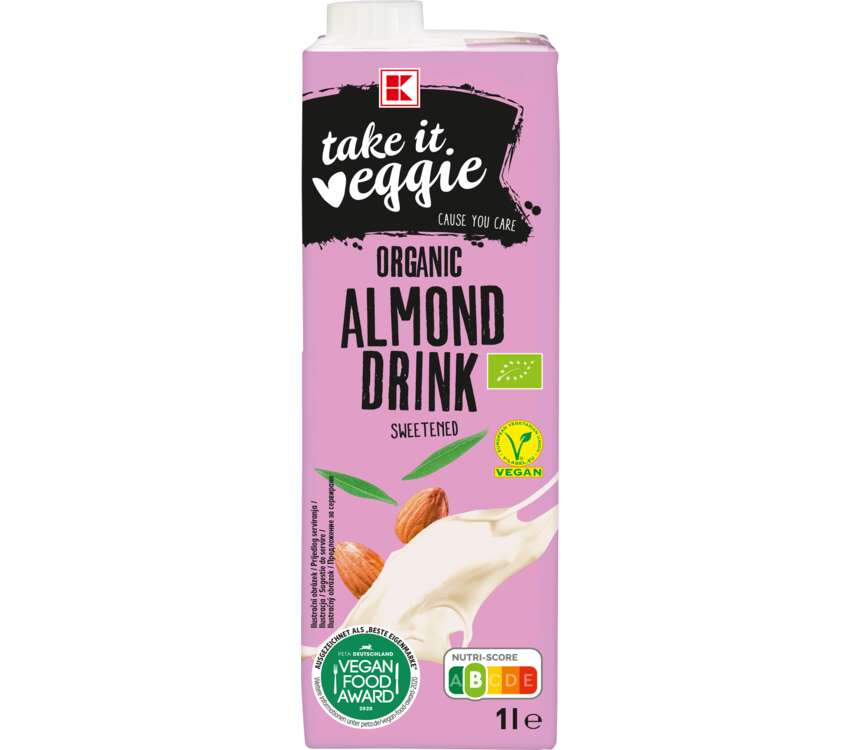 K- Take it Veggie Napój migdałowy Bio Słodzony 1L