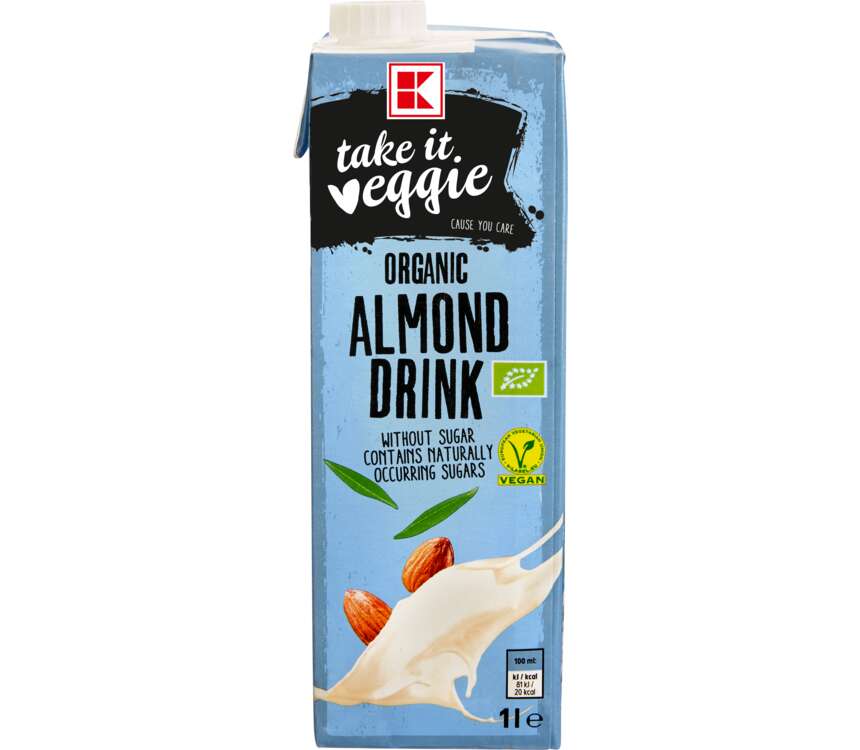 K-Take it Veggie Napój migdałowy Bio Niesłodzony 1 L