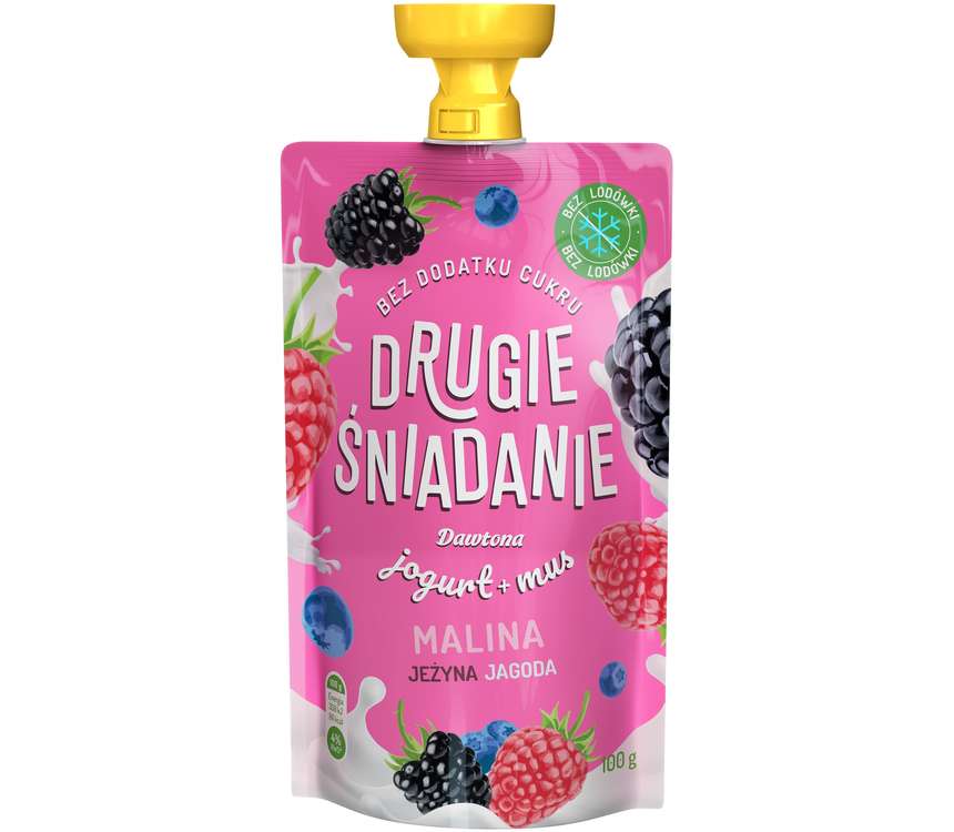 Dawtona Drugie śniadanie Mus ow.jog.malina 100 g