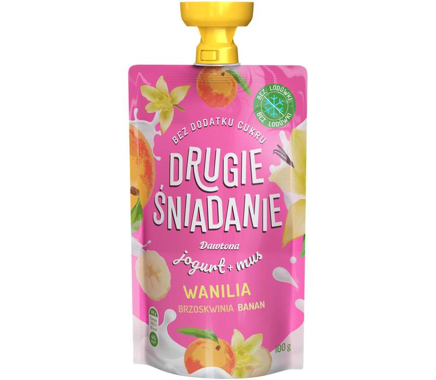 Dawtona Drugie śniadanie Mus ow.jog.wanilia 100 g