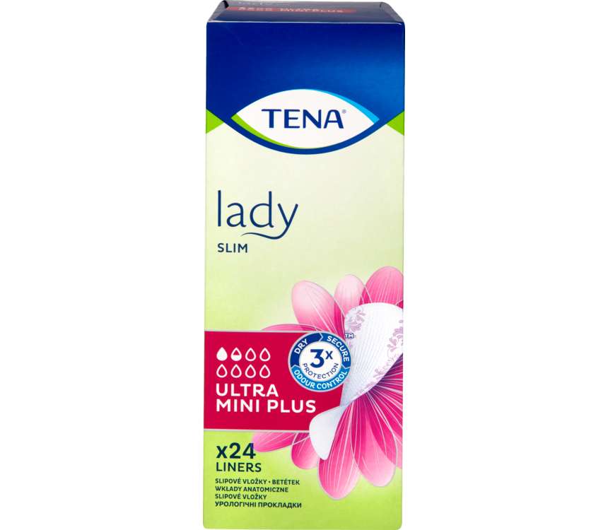Tena Lady Wkładki urologiczne Utra Slim Mini Plus 24 szt.