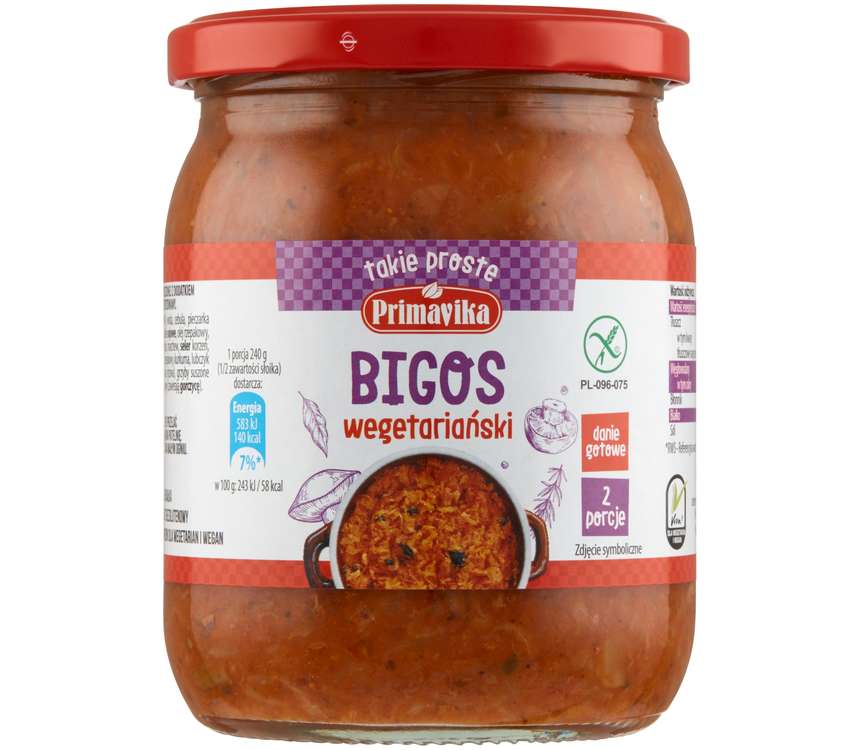 Primavika Bigos wegetariański  480 g kaufland.pl