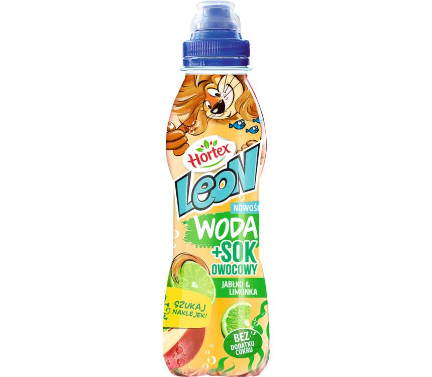 Leon Woda+Sok jabłko-limonka 0,4 L kaufland.pl