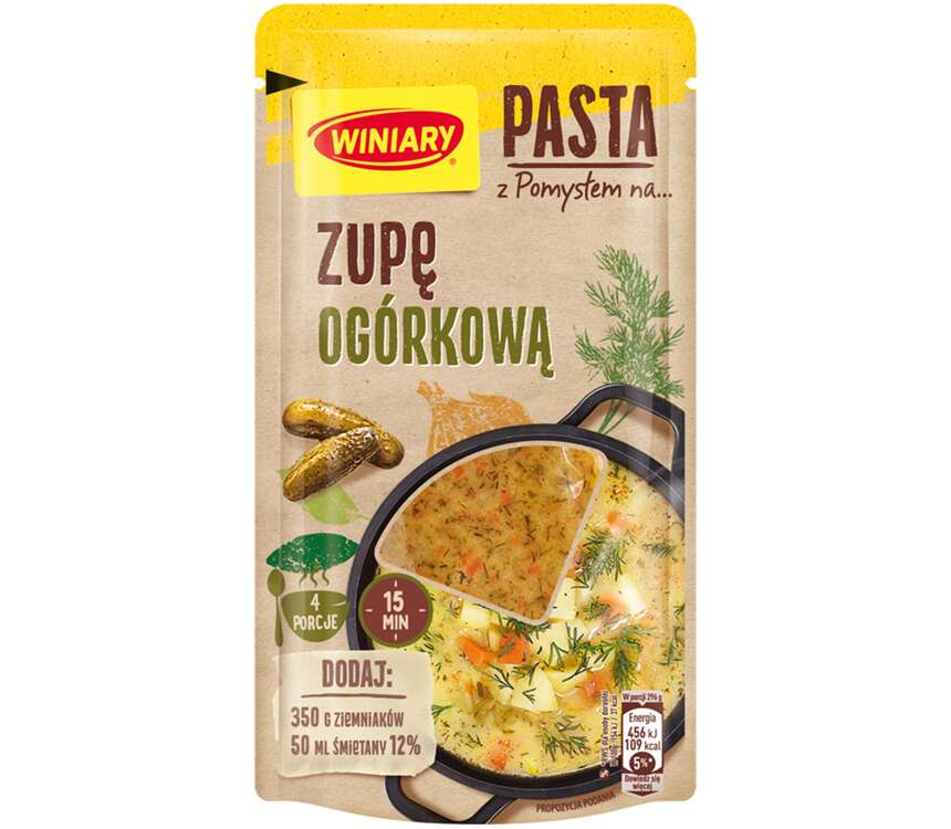 Winiary Zupa ogórkowa Pasta z pomysłem na 85 g