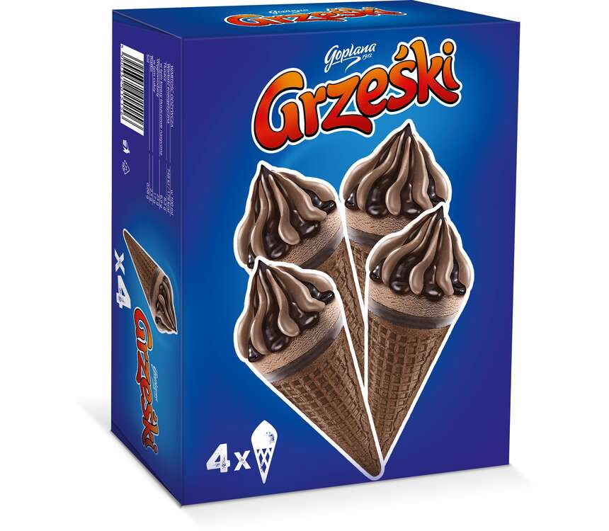 Goplana Lody Grześki rożek multipack 4x110 ml
