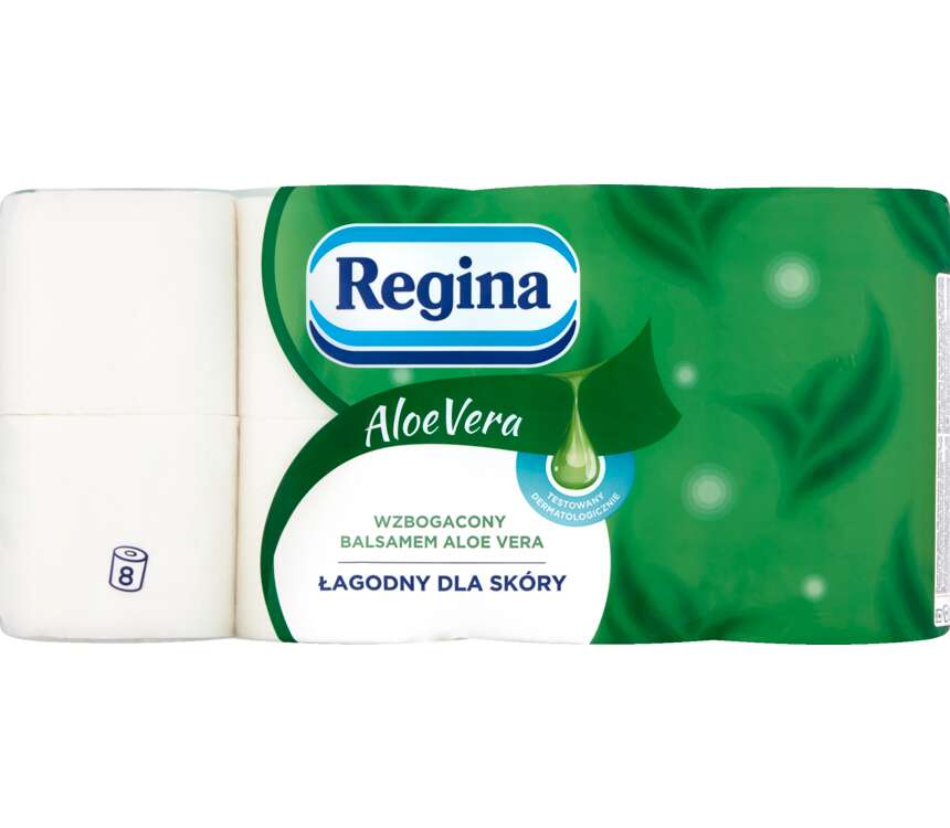 Regina Papier toaletowy AloeVera 3-w 150 lis 8 szt. kaufland.pl