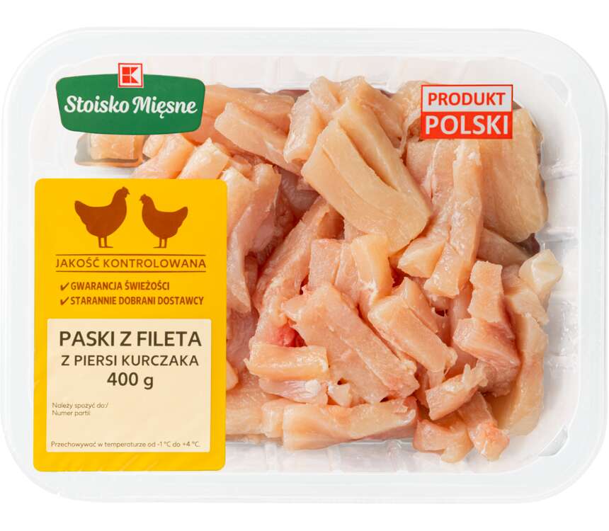 K-STOISKO MIĘSNE Paski z fileta z piersi kurczaka 400g