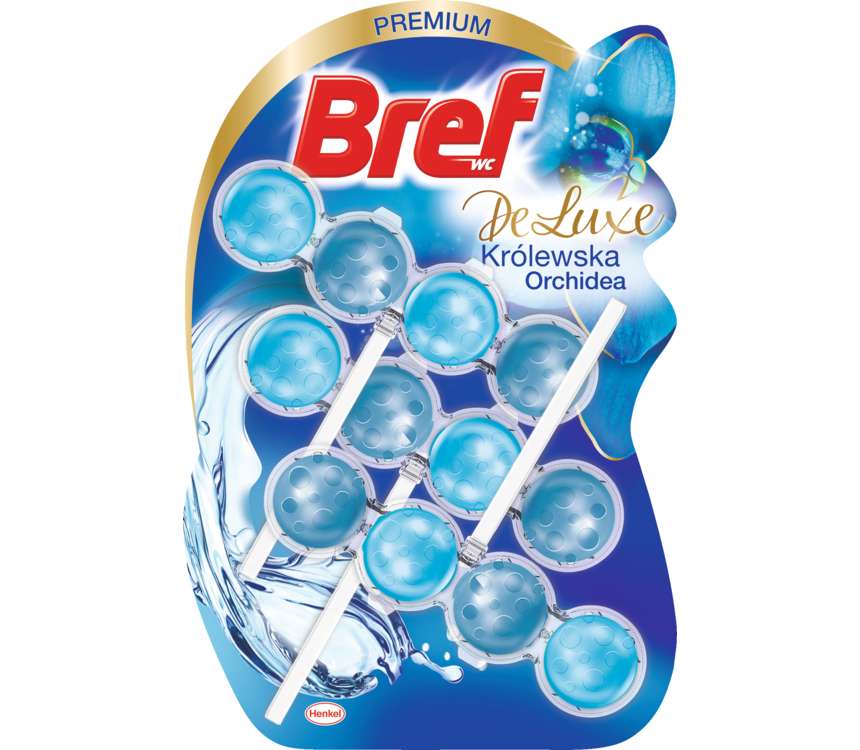 Bref DeLuxe Zawieszka do WC Królewska Orchidea 3x50g