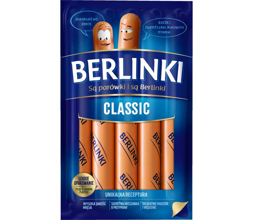 Morliny Berlinki parówki  250 g kaufland.pl