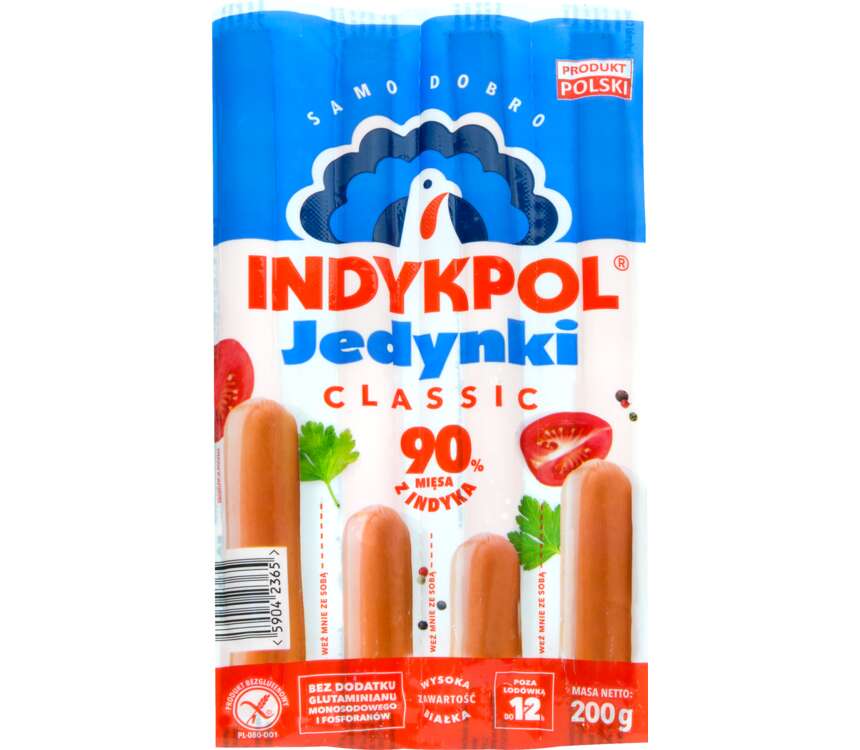 Indykpol Parówki Jedynki classic 200 g kaufland.pl