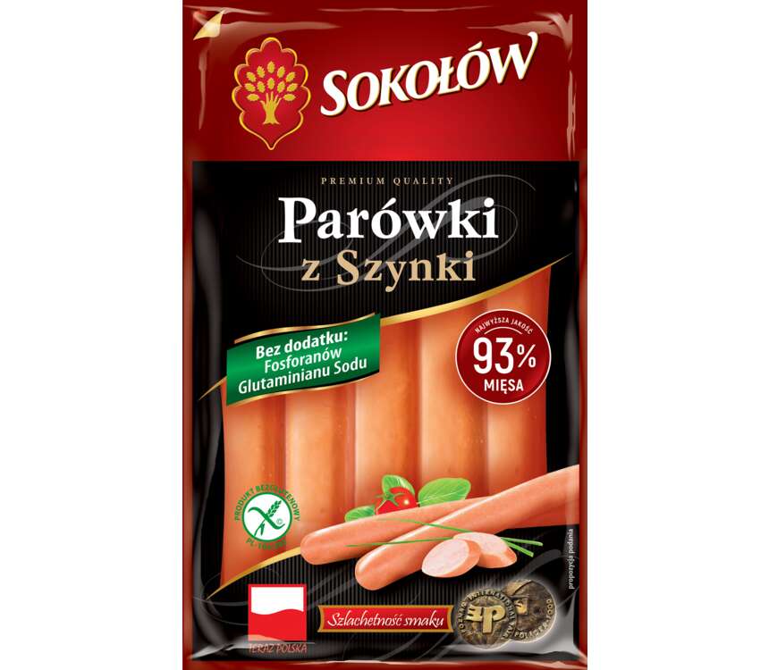 Sokołów Parówki z szynki  250 g kaufland.pl