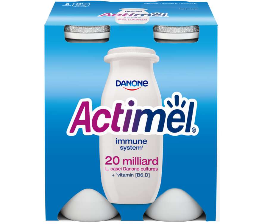 Danone Actimel Napój probiotyczny naturalny 4x100 g kaufland.pl