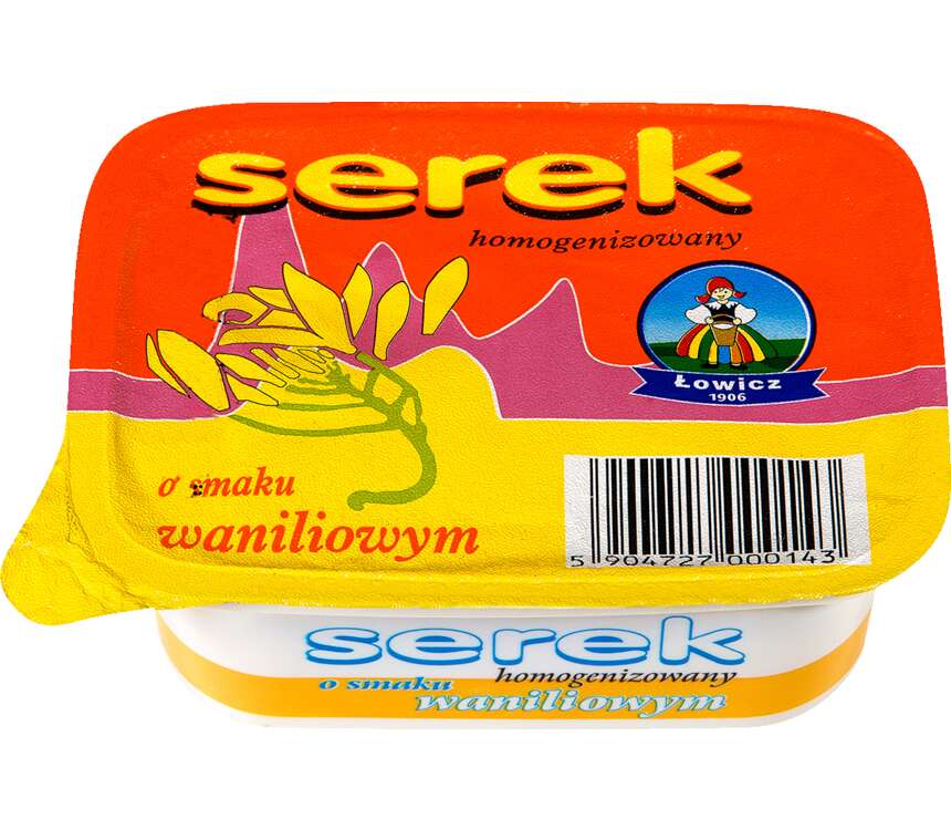 Łowicz Serek homogenizowany waniliowy 180 g