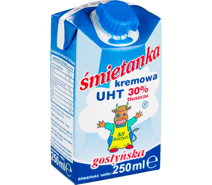 SM Gostyń Śmietanka UHT tł. 30% 250 ml