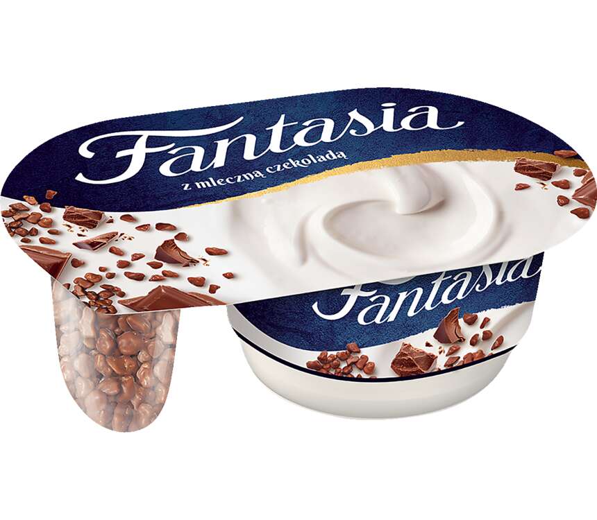 Danone Fantasia Jogurt kremowy ml. czekolada 106 g