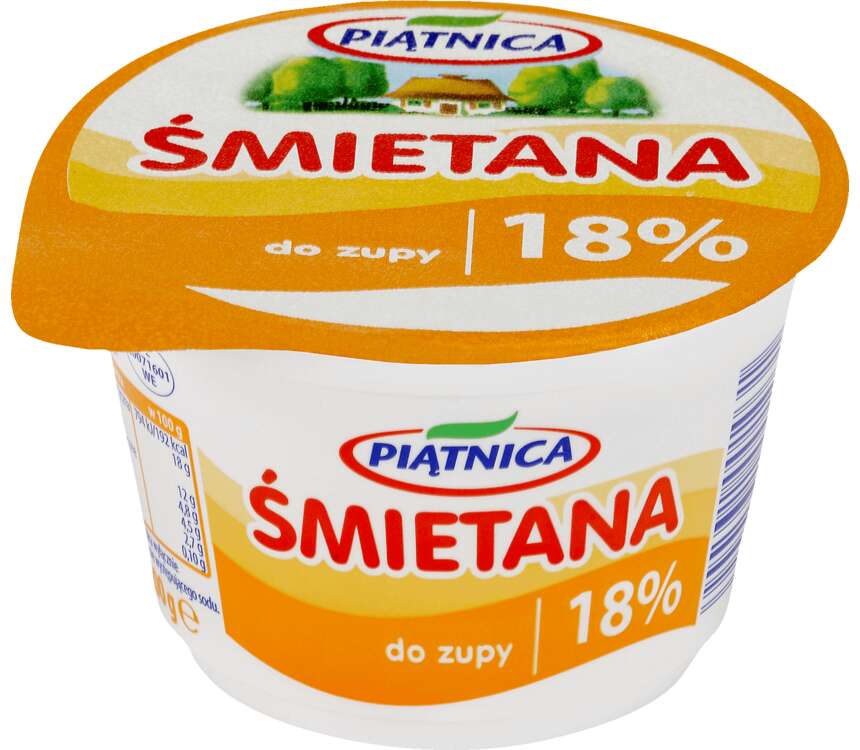 Piątnica Śmietana tł. 18% 200 g