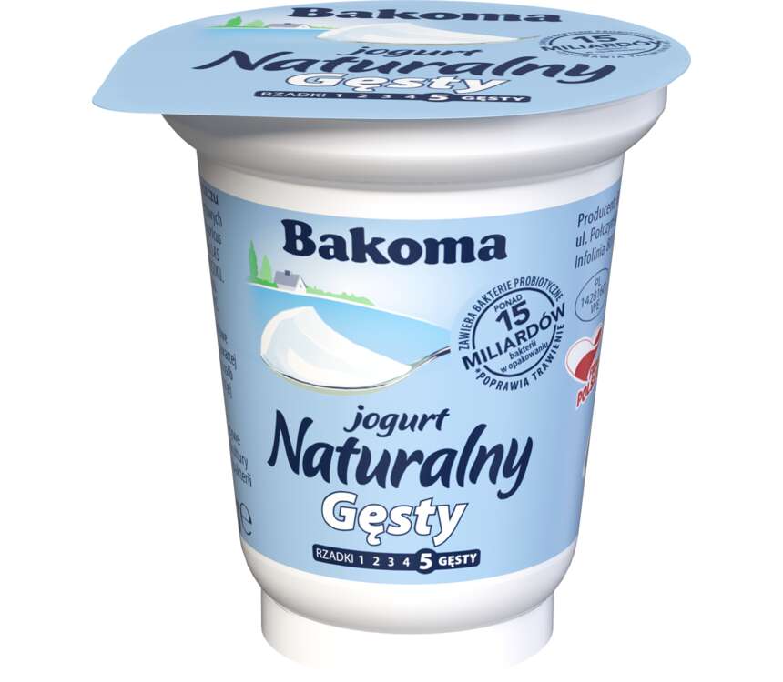 Bakoma Jogurt naturalny gęsty 150 g