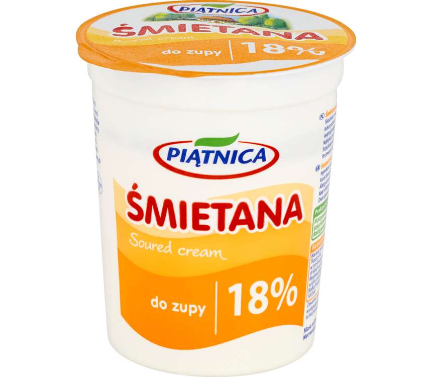 Piątnica Śmietana tł. 18% 400 g