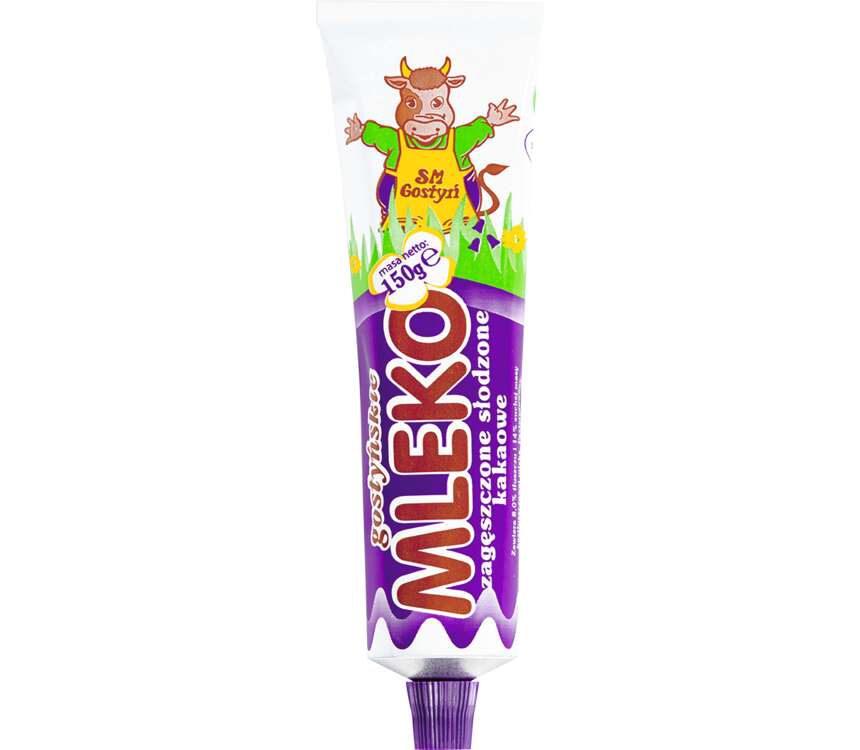 SM Gostyń Mleko zagęszczone słodzone kakao tł.8% 150 g