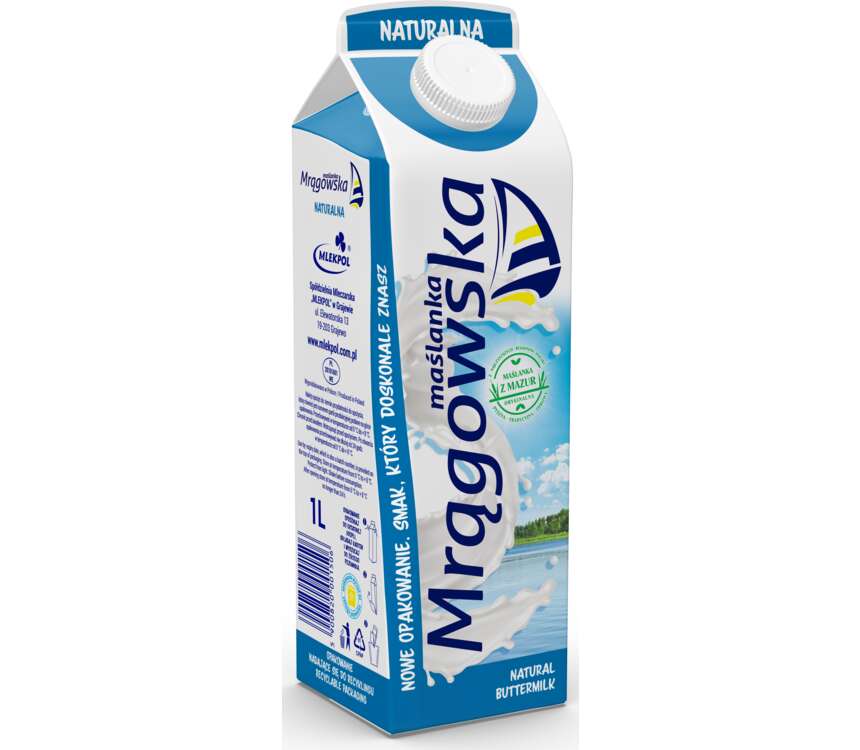 Maślanka Mrągowska naturalna 1 L kaufland.pl