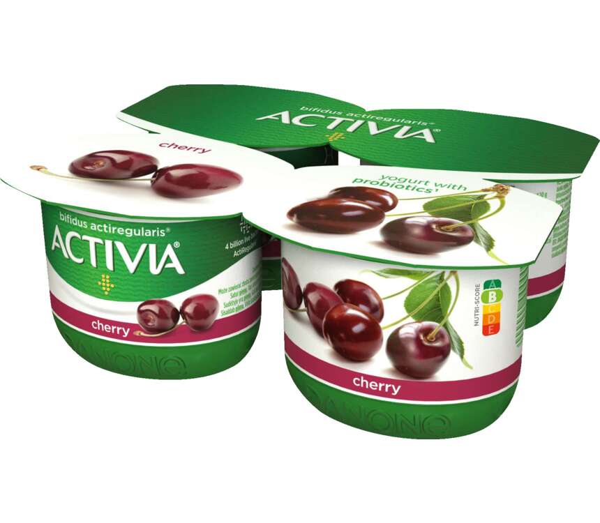 Danone Activia Jogurt owocowy wiśniowy 4x120 g