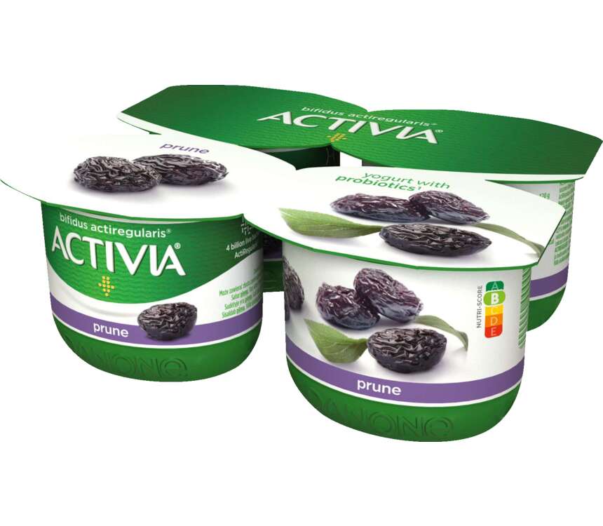 Danone Activia Jogurt owocowy suszona śliwka 4x120 g
