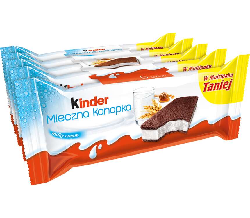 Kinder mleczna kanapka  5 sztuk