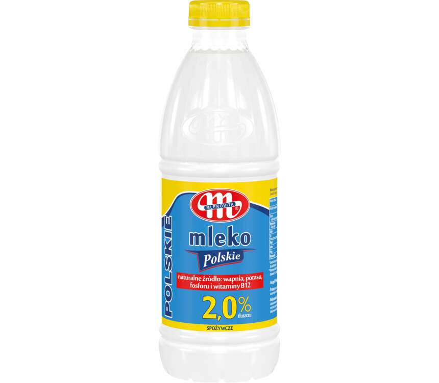 Mlekovita Mleko Polskie tł. 2% 1 L