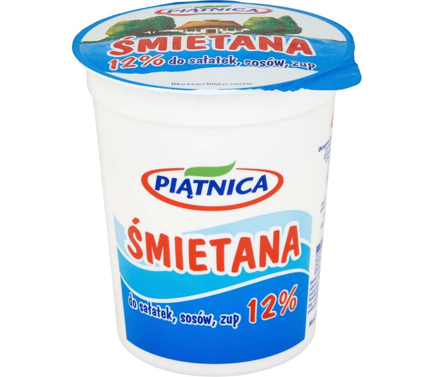 Piątnica Śmietana tł. 12% 400 g