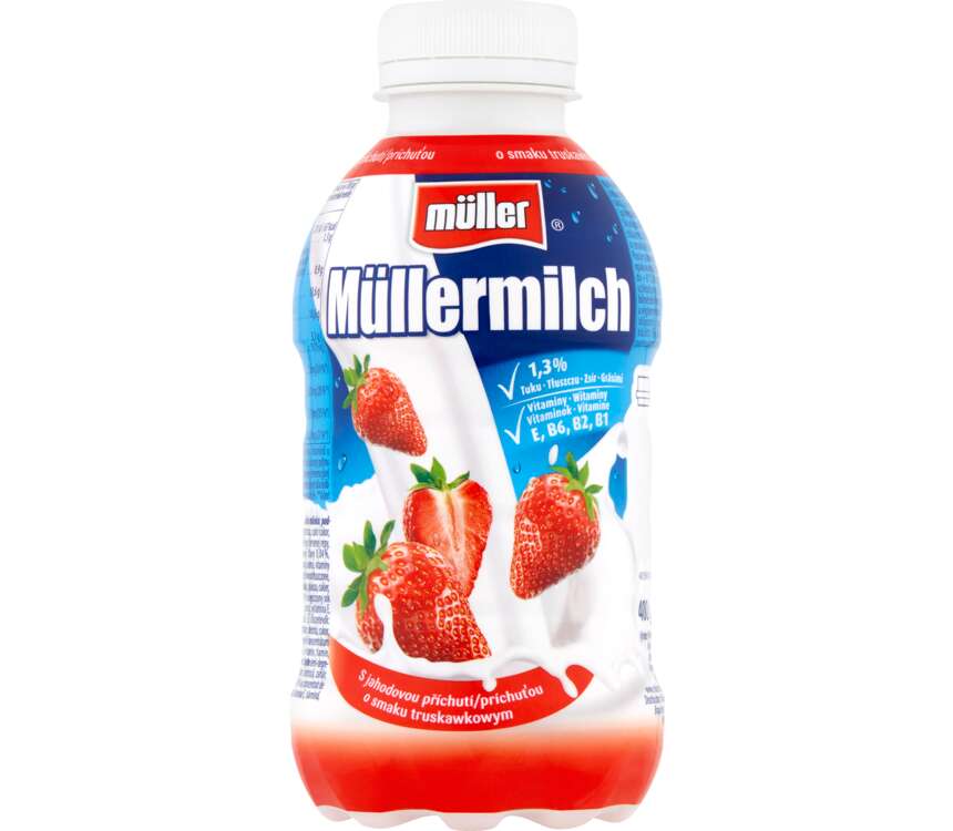 Müller Napój mleczny truskawkowy 400 g kaufland.pl
