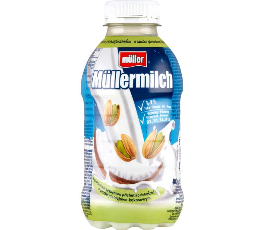 Müller Napój mleczny kokosowo-pistacjowy 400 g kaufland.pl