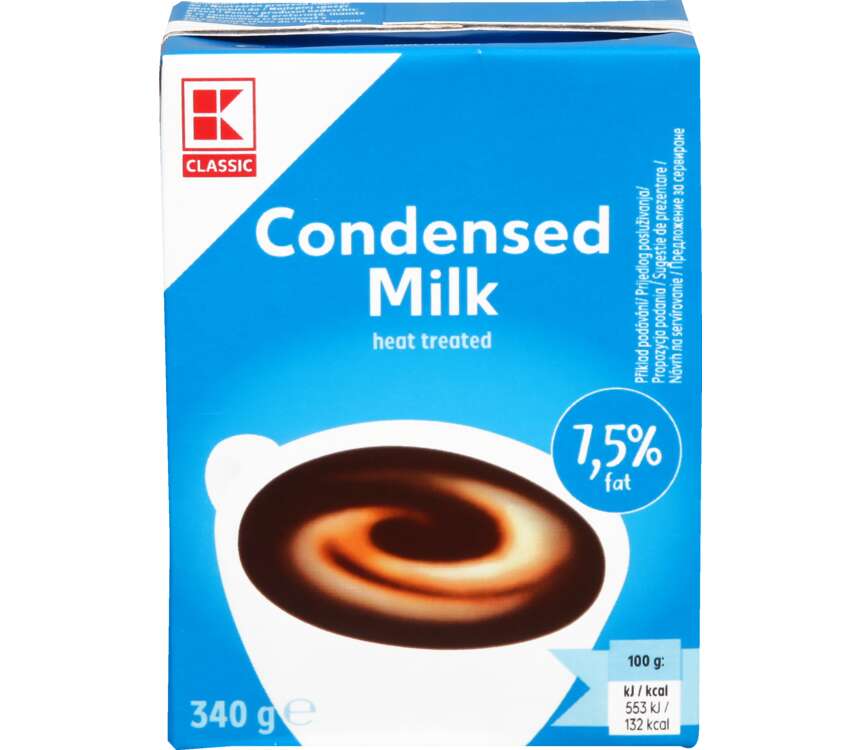 K-Classic Mleko zagęszczone tł. 7,5% 340 g