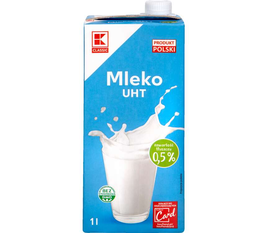 K-Classic Mleko UHT tł. 0,5% 1 L