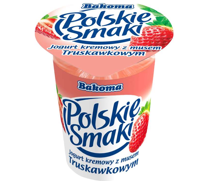 Bakoma Polskie Smaki z musem truskawkowym 120 g