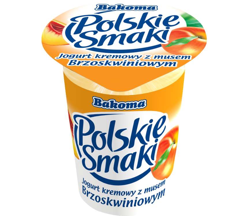 Bakoma Polskie Smaki z musem brzoskwiniowym 120 g