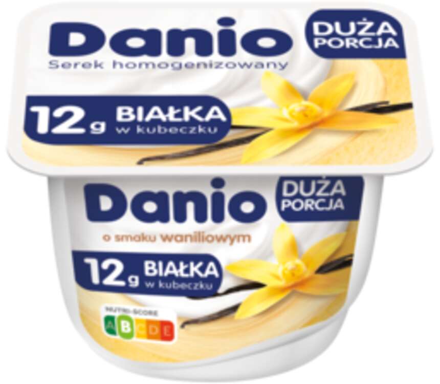 Danone Danio Serek homogenizowany waniliowy 220 g