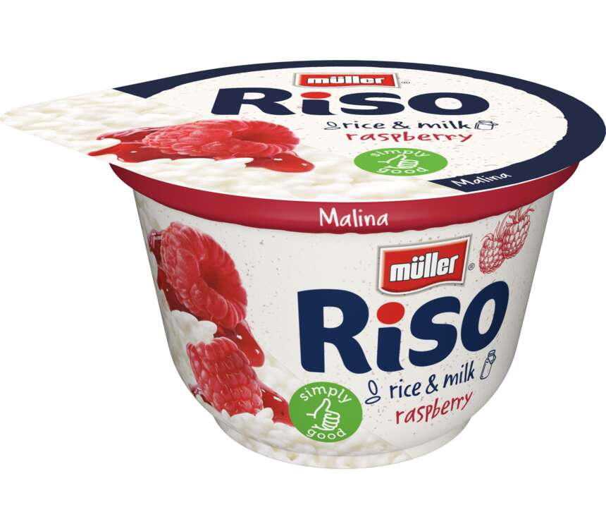 Müller Ryż na mleku malinowy 200 g